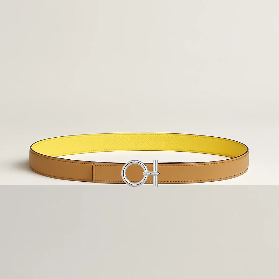 Flot belt buckle & Reversible leather strap 24 mm - Image 2